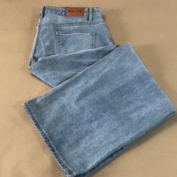 HDLTE WIDE LEG JEANS - Picture 1 of 6